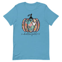 Load image into Gallery viewer, Hello Fall Pretty Pumpkin Unisex t-shirt