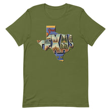 Load image into Gallery viewer, Vintage Texas Postcard Bella Canvas Unisex t-shirt