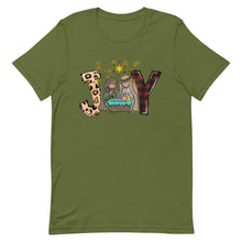 Load image into Gallery viewer, JOY Christmas Bella Canvas Unisex t-shirt