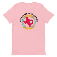 Load image into Gallery viewer, I've got Texas on my Mind Floral Bella Canva Short-sleeve unisex t-shirt
