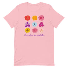 Load image into Gallery viewer, Bloom where you are planted bella canvas Short-sleeve unisex t-shirt