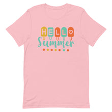 Load image into Gallery viewer, Hello Summer Popsicle Bella Canvas Unisex t-shirt