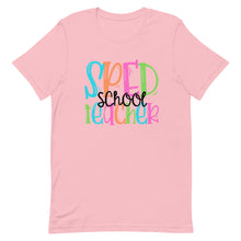 Load image into Gallery viewer, Colorful SPED School Teacher Unisex t-shirt