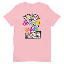 Load image into Gallery viewer, Second Grade Colorful Leopard Bella Canvas Unisex t-shirt