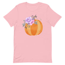 Load image into Gallery viewer, Floral Pumpkin Bella Canvas Unisex t-shirt