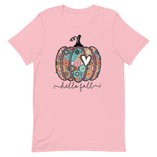 Load image into Gallery viewer, Hello Fall Pretty Pumpkin Unisex t-shirt