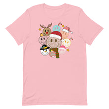 Load image into Gallery viewer, Christmas Smiley Bella Canvas Unisex t-shirt