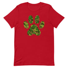 Load image into Gallery viewer, Camo Paw Bella Canvas Unisex t-shirt