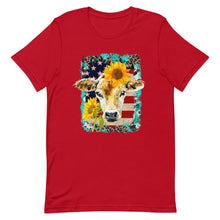Load image into Gallery viewer, USA Cow Bella Canvas Unisex t-shirt