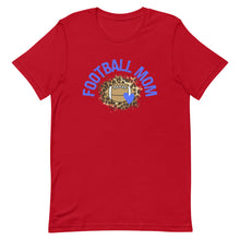 Load image into Gallery viewer, Football Mom Leopard Bella Canvas Unisex t-shirt