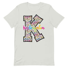 Load image into Gallery viewer, Kindergarten Colorful Leopard Bella Canvas Unisex t-shirt