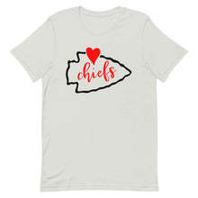 Load image into Gallery viewer, Chiefs Arrow Head Bella Canvas Unisex t-shirt
