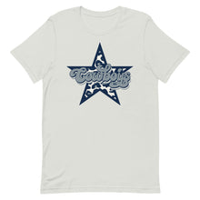 Load image into Gallery viewer, Dallas Leopard Star Cowboys Bella Canvas Unisex t-shirt