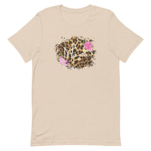 Load image into Gallery viewer, Mama Leopard Floral Framed Bella Canvas Mothers Day Short-sleeve unisex t-shirt