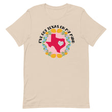 Load image into Gallery viewer, I've got Texas on my Mind Floral Bella Canva Short-sleeve unisex t-shirt