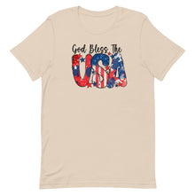 Load image into Gallery viewer, God Bless the USA Fourth of July Bella Canvas Unisex t-shirt