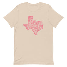 Load image into Gallery viewer, Pink Floral Texas Bella Canvas Unisex t-shirt