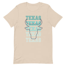Load image into Gallery viewer, Texas Leopard Horns Bella Canvas Unisex t-shirt