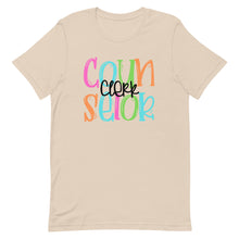 Load image into Gallery viewer, Counselor Clerk Colorful Bella Canvas Unisex t-shirt