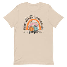 Load image into Gallery viewer, Hey There Pumpkin Rainbow Bella Canvas Unisex t-shirt