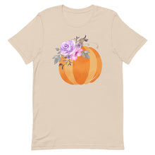 Load image into Gallery viewer, Floral Pumpkin Bella Canvas Unisex t-shirt