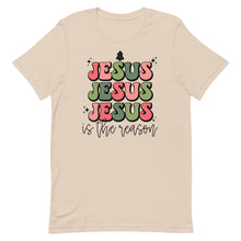 Load image into Gallery viewer, Jesus is the reason bella canvas Unisex t-shirt
