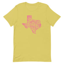 Load image into Gallery viewer, Pink Floral Texas Bella Canvas Unisex t-shirt