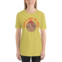 Load image into Gallery viewer, Armadillo This is how we Roll Bella Canvas Unisex t-shirt