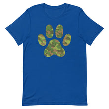 Load image into Gallery viewer, Camo Paw Bella Canvas Unisex t-shirt