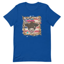 Load image into Gallery viewer, Highland Cow USA Bella Canvas Unisex t-shirt