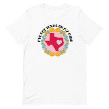 Load image into Gallery viewer, I've got Texas on my Mind Floral Bella Canva Short-sleeve unisex t-shirt