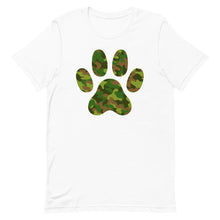 Load image into Gallery viewer, Camo Paw Bella Canvas Unisex t-shirt