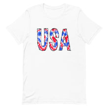 Load image into Gallery viewer, Tie Dye USA Bella Canvas Unisex t-shirt