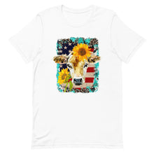 Load image into Gallery viewer, USA Cow Bella Canvas Unisex t-shirt