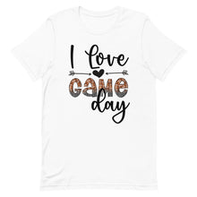 Load image into Gallery viewer, I love Game Day Football Bella Canvas Unisex t-shirt