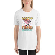 Load image into Gallery viewer, Coffee Teach Repeat Retro Bella Canvas Unisex t-shirt