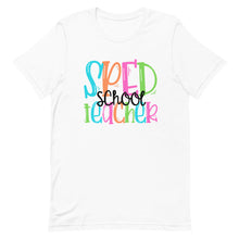Load image into Gallery viewer, Colorful SPED School Teacher Unisex t-shirt