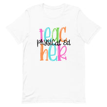 Load image into Gallery viewer, Physical Education Colorful Bella Canvas Unisex t-shirt