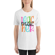 Load image into Gallery viewer, Music Teacher Colorful Unisex t-shirt