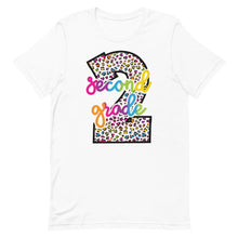 Load image into Gallery viewer, Second Grade Colorful Leopard Bella Canvas Unisex t-shirt