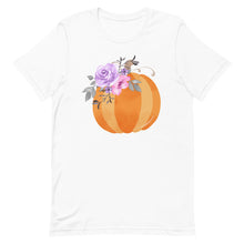 Load image into Gallery viewer, Floral Pumpkin Bella Canvas Unisex t-shirt