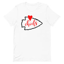 Load image into Gallery viewer, Chiefs Arrow Head Bella Canvas Unisex t-shirt