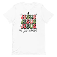 Load image into Gallery viewer, Jesus is the reason bella canvas Unisex t-shirt