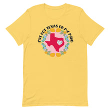 Load image into Gallery viewer, I've got Texas on my Mind Floral Bella Canva Short-sleeve unisex t-shirt