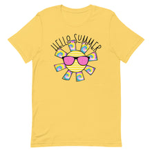 Load image into Gallery viewer, Hello Summer Sunshine Bella Canvas Unisex t-shirt