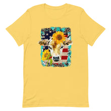 Load image into Gallery viewer, USA Cow Bella Canvas Unisex t-shirt
