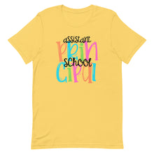 Load image into Gallery viewer, Colorful Assistant Principal Bella Canvas Unisex t-shirt