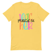 Load image into Gallery viewer, Physical Education Colorful Bella Canvas Unisex t-shirt