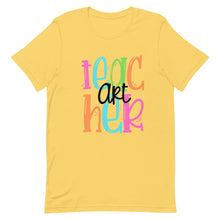 Load image into Gallery viewer, Art Teacher Colorful Bella Canvas Unisex t-shirt