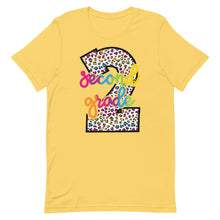 Load image into Gallery viewer, Second Grade Colorful Leopard Bella Canvas Unisex t-shirt